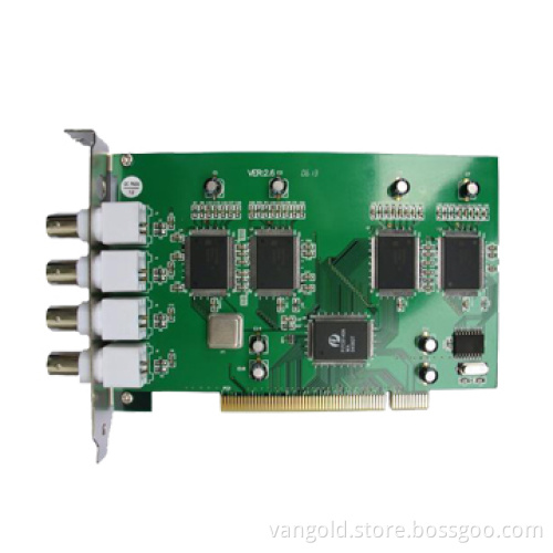 4 Channels Real Time CCTV Card